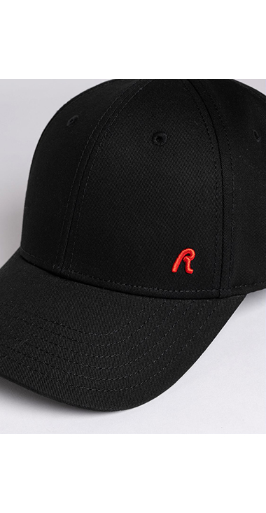 R刺繍入りCAP 詳細画像 ブラック 4